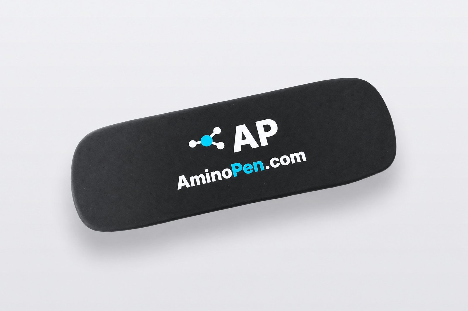 AminoPen Pro hardshell case, matte black with the AminoPen logo